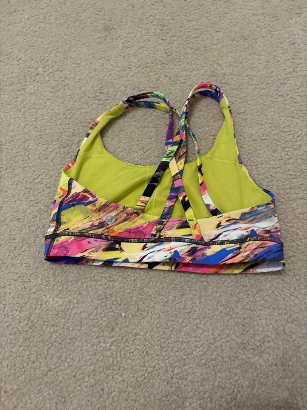 lululemon athletica vibrant abstract